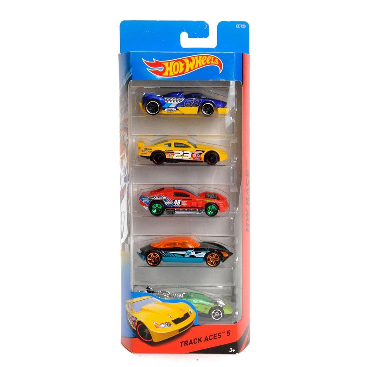 Hot Wheels Cadeauset met 5 Stoere Auto's