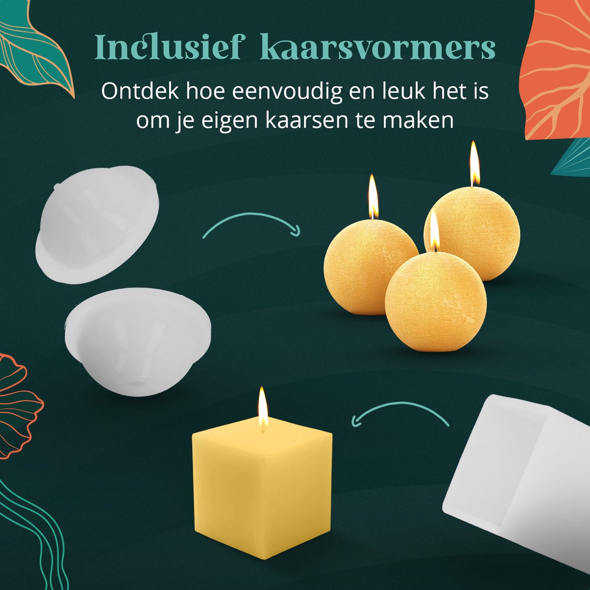 Home of Creations DIY Soja Kaarsenpakket voor Volwassenen