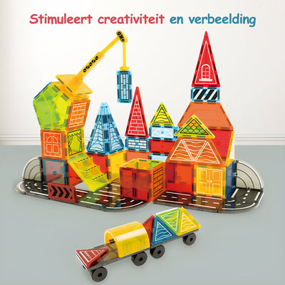 Olvy Magnetische Bouwstenen Set - 42-delig