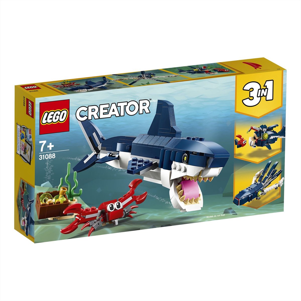 LEGO Creator 3-in-1 Onderwater Wezens - 31088