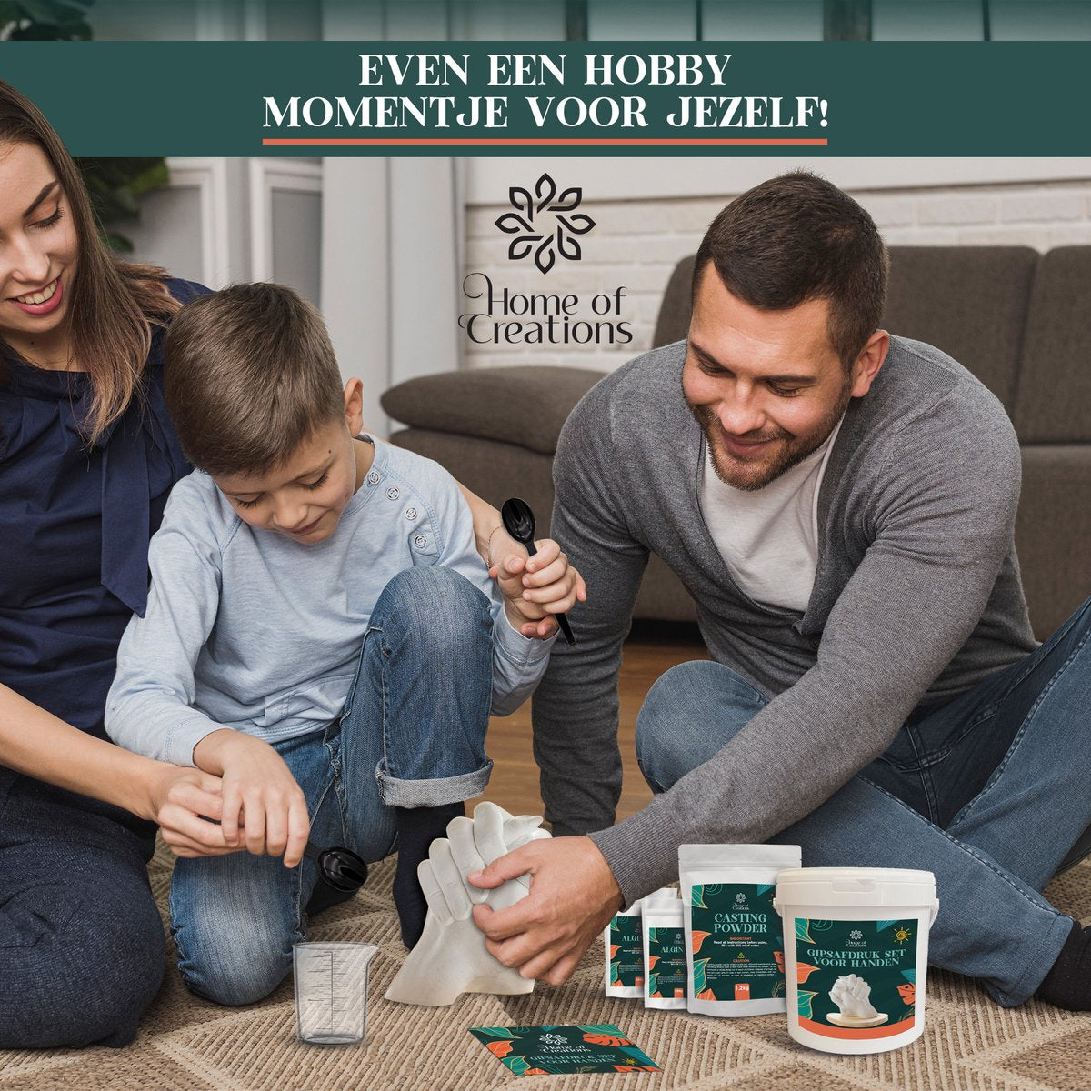 Home of Creations Baby Gipsafdruk Cadeauset Materniteit