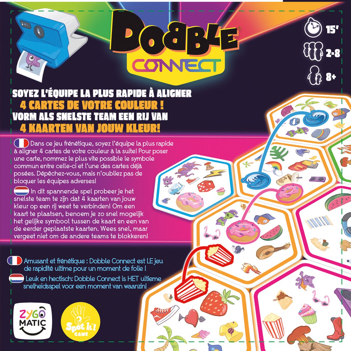 Zygomatic Dobble Connect Kaartspel