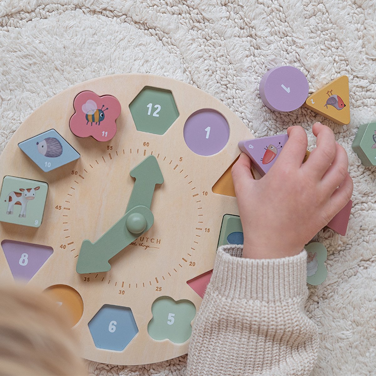 Little Dutch Educatieve Horlogepuzzel FSC