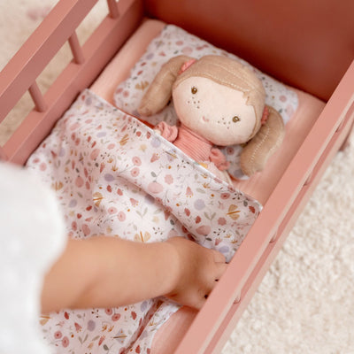 Little Dutch Houten Poppenbed met Textiel