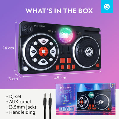 Silvergear DJ Set voor Kinderen - Mixconsole met Accessoires