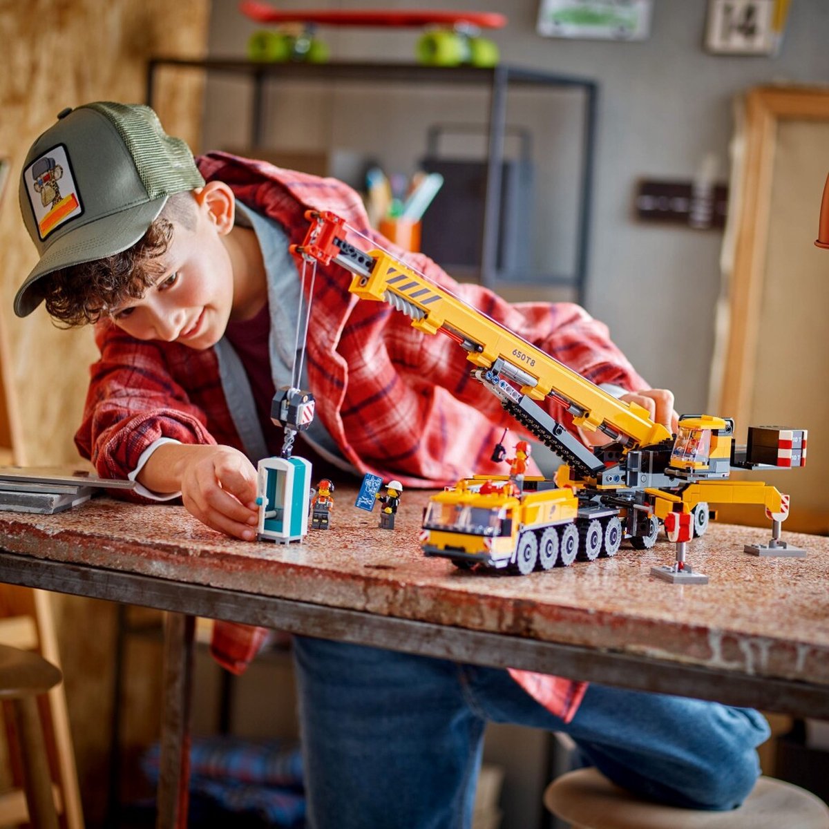 LEGO City Mobiele Bouwkraan Geel - 60409