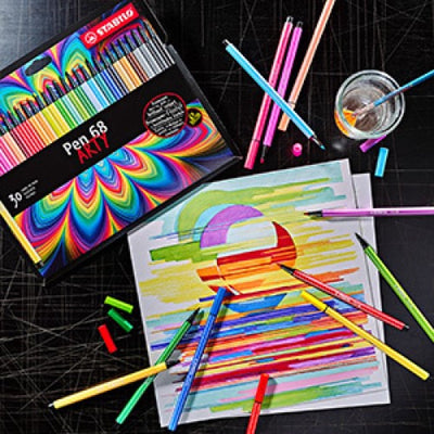 STABILO Pen 68 Premium Stiftenkoffer ARTY - 65 Kleuren