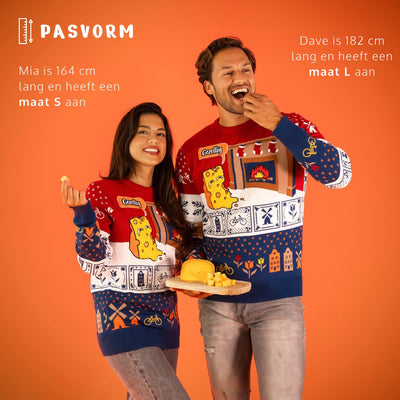 JAP Christmas Wereldse Kersttrui M - Recycleerbaar & Comfortabel