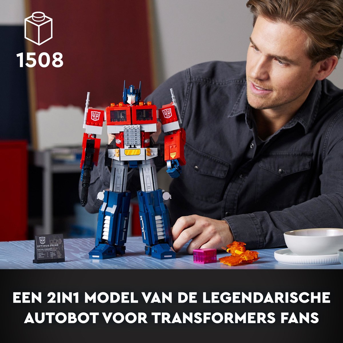 LEGO ICONS 10302 Optimus Prime Transformer Bouwset