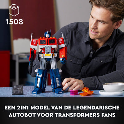 LEGO ICONS 10302 Optimus Prime Transformer Bouwset