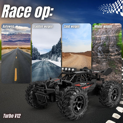 VERTREX Turbo V12 RC Auto voor Volwassenen & Kinderen