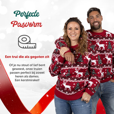 UglyXmas Cosy Noël Rood Kersttrui Unisex - Maat XL