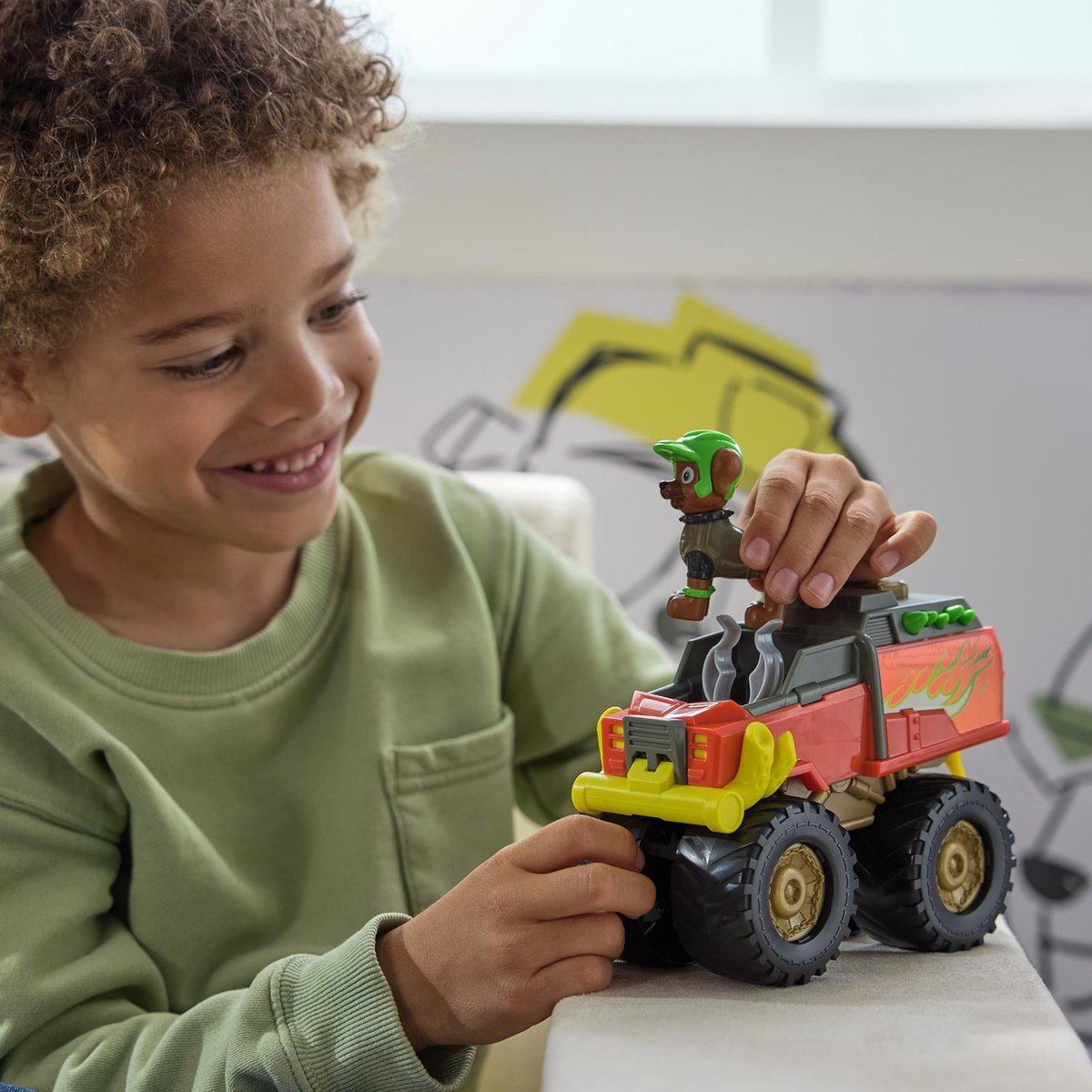 PAW Patrol Monstertruck met Boomer Figurine