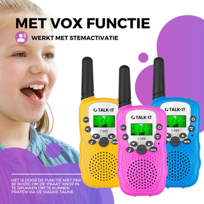 Media Evolution TALK-IT Walkie Talkies voor Kind & Volwassene