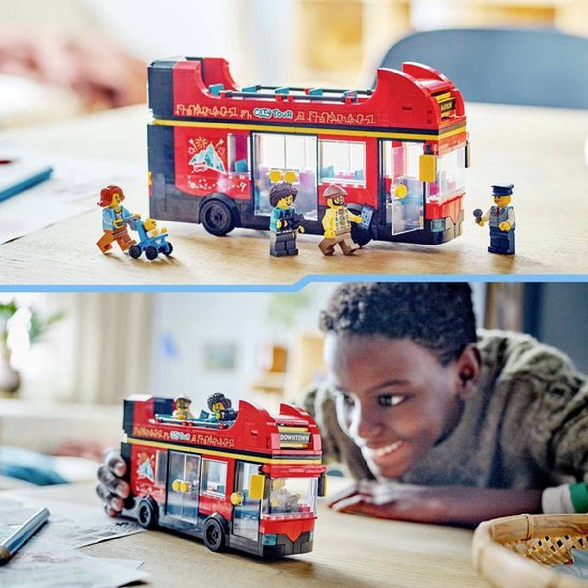 LEGO City Rode Dubbeldekker Toeristenbus - 60407