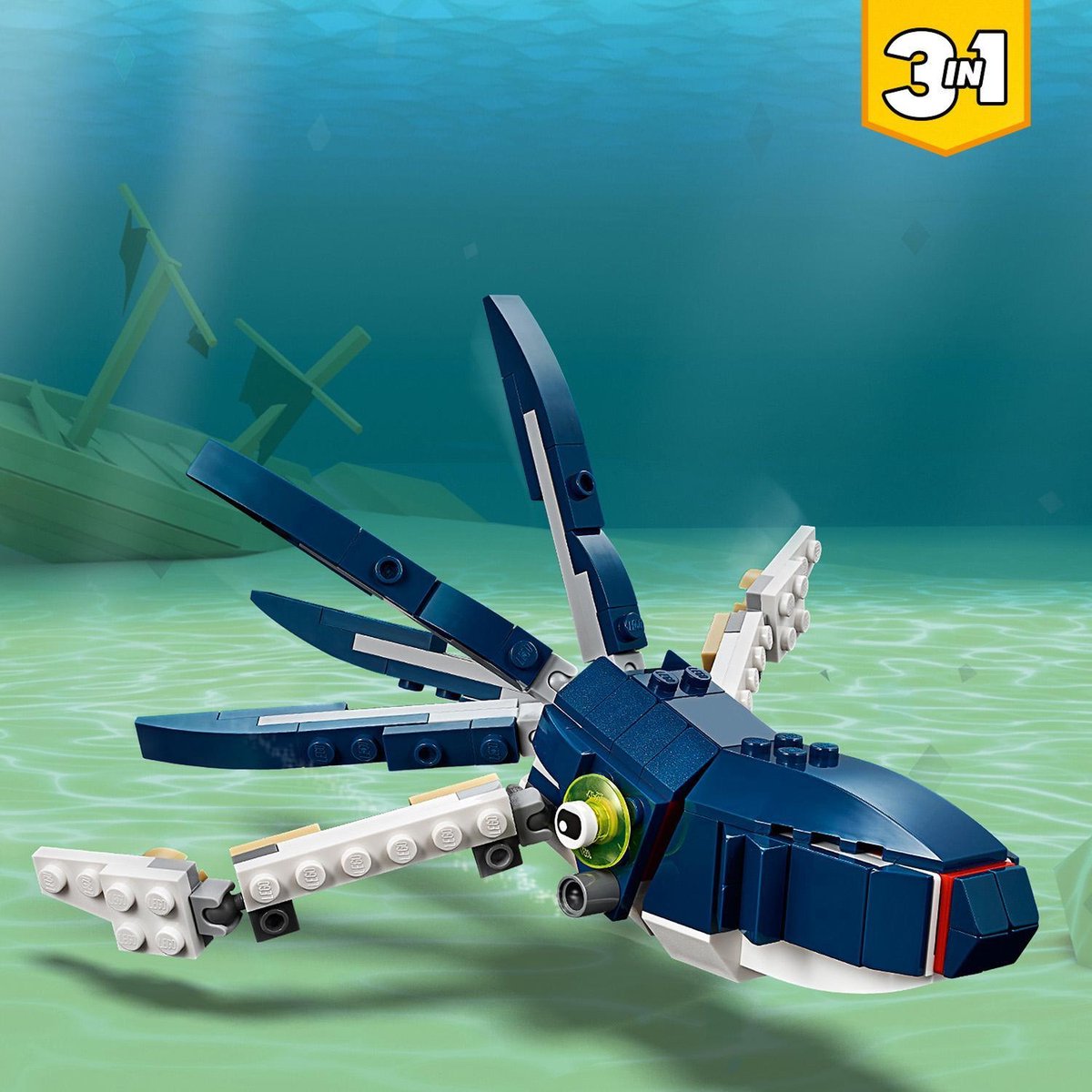 LEGO Creator 3-in-1 Onderwater Wezens - 31088