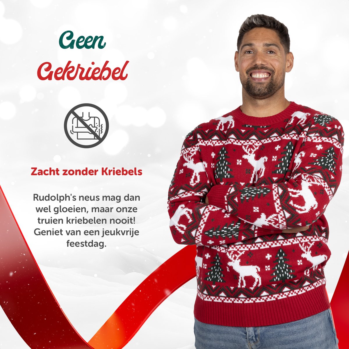 UglyXmas Cosy Noël Rood Kersttrui Unisex - Maat XL