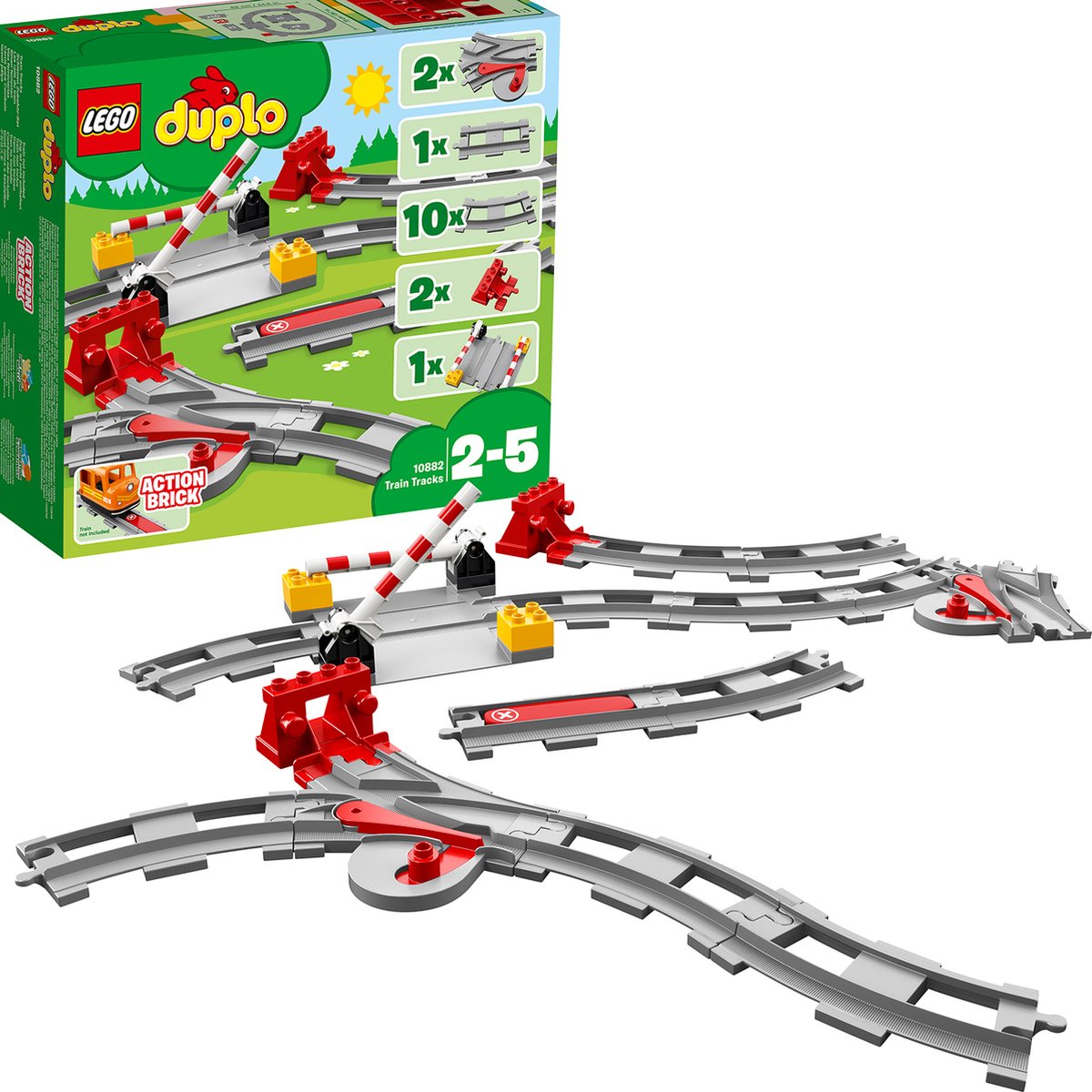 LEGO DUPLO Mijn Stad Treinrails - 10882