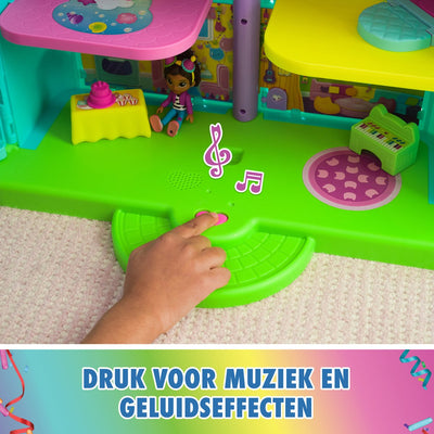Gabby's Poppenhuis Feesthuis met Figuren en Geluiden - 60 cm