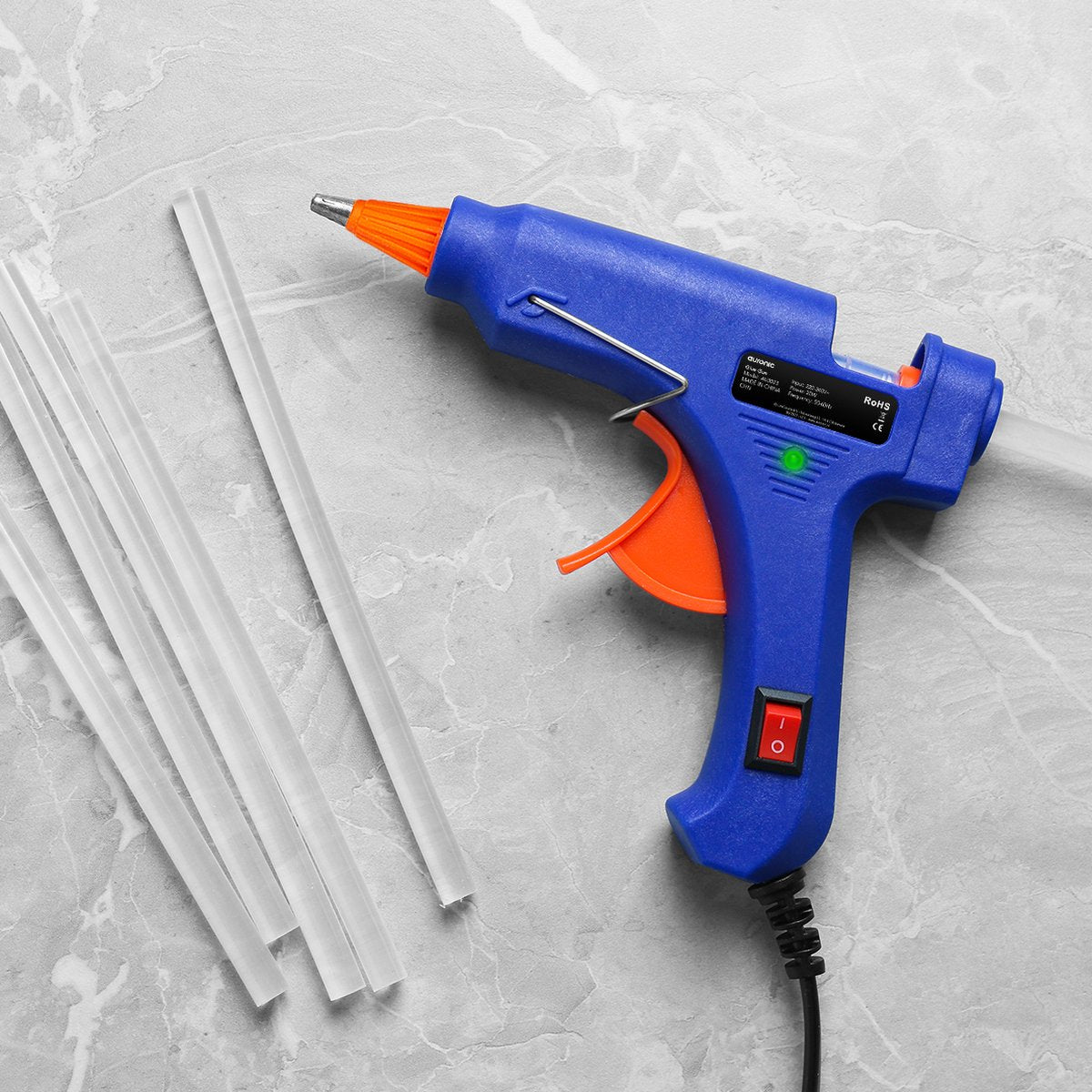 Auronic LifeGoods Professionele Lijmpistool met 50 Lijmstaven