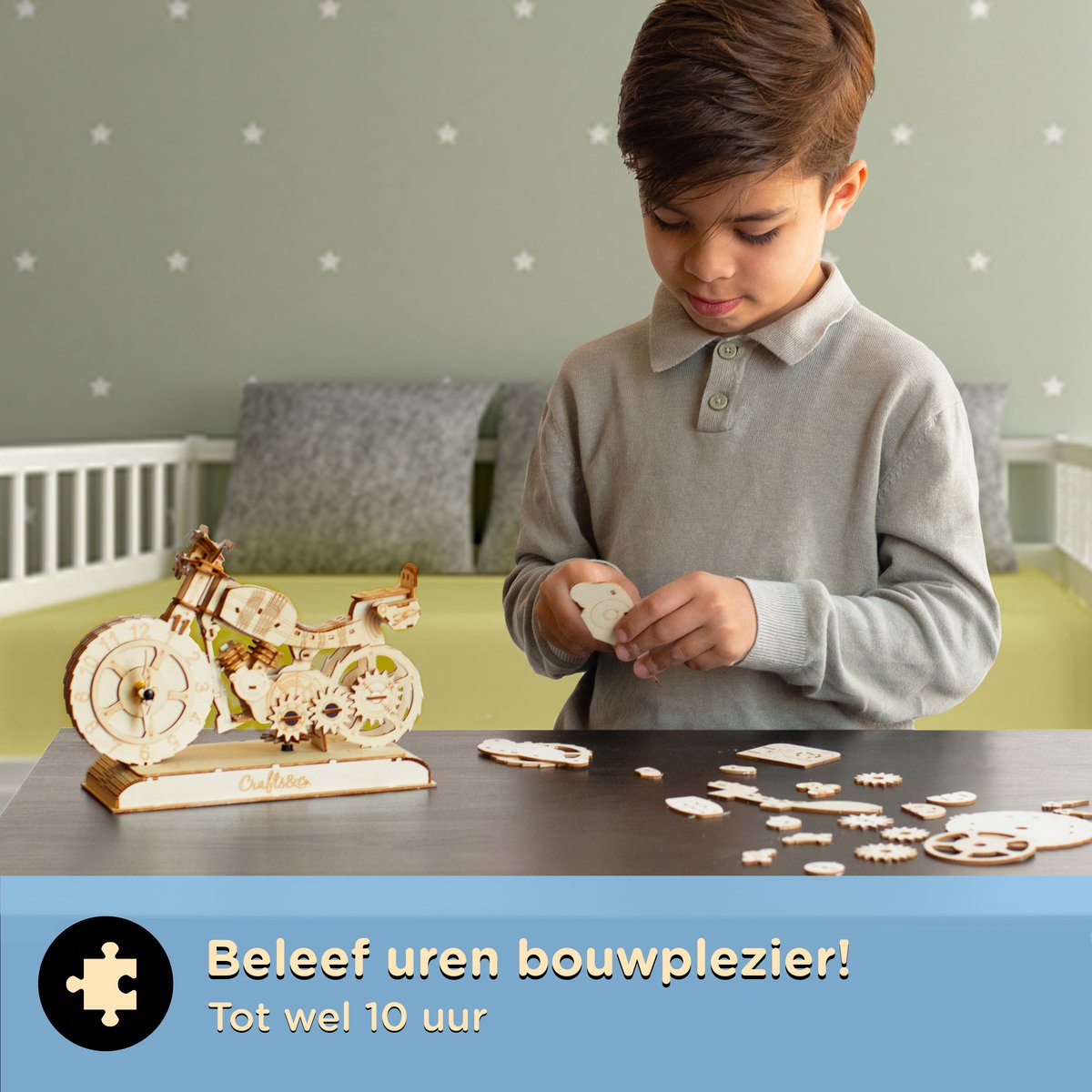 Crafts&Co Miniatuur Bouwkits voor Volwassenen en Kinderen - 137 Stuks
