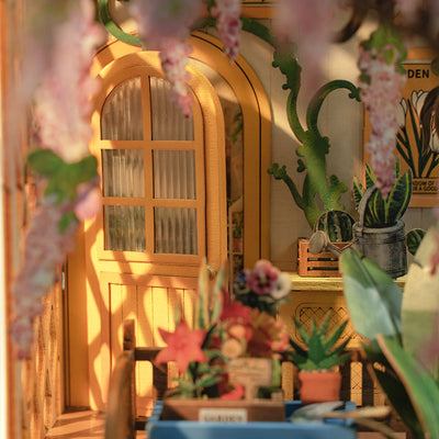 Robotime Rolife Boekhoek Miniatuur Tuin Huis - TGB06 DIY