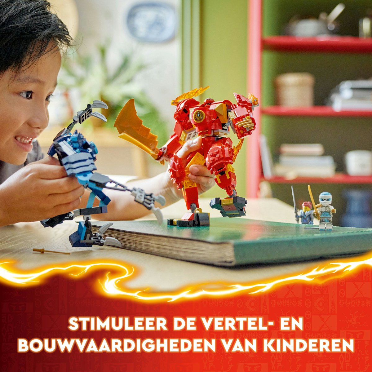 LEGO NINJAGO Kais Elementaire Vuurrrobot - 71808
