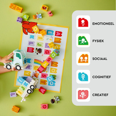 LEGO DUPLO Stad Alfabet Vrachtwagen - 10421