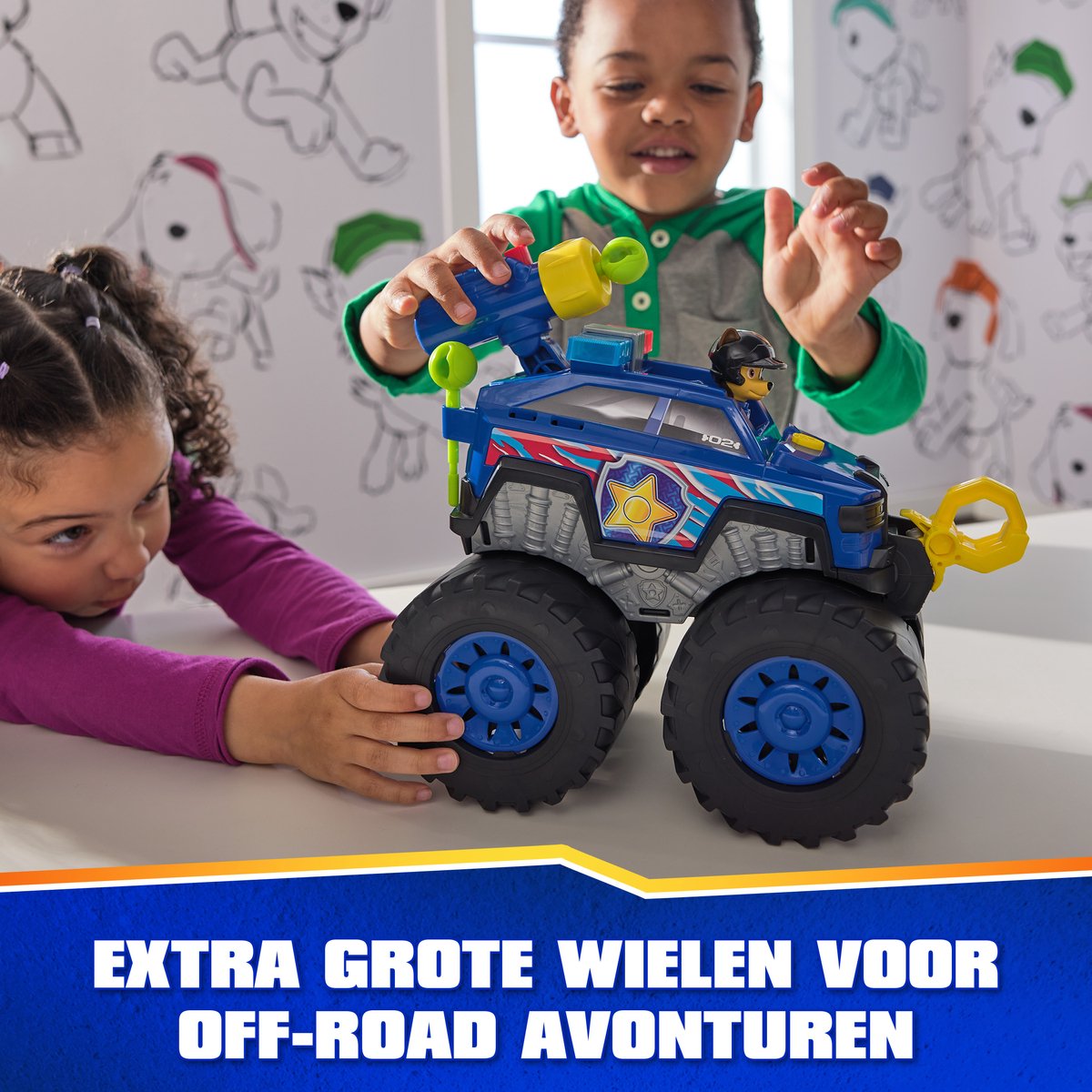 PAW Patrol Power Haulin' Cruiser van Chase met Geluid en Licht