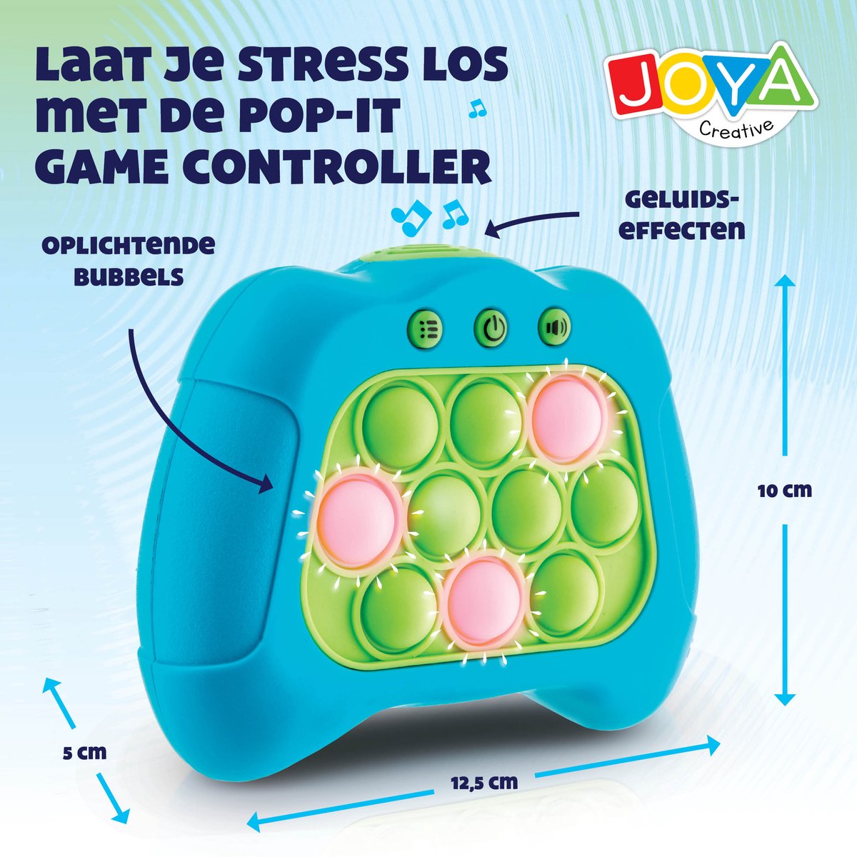 JOYA CREATIVE Pop It Game Controller met Licht en Geluid