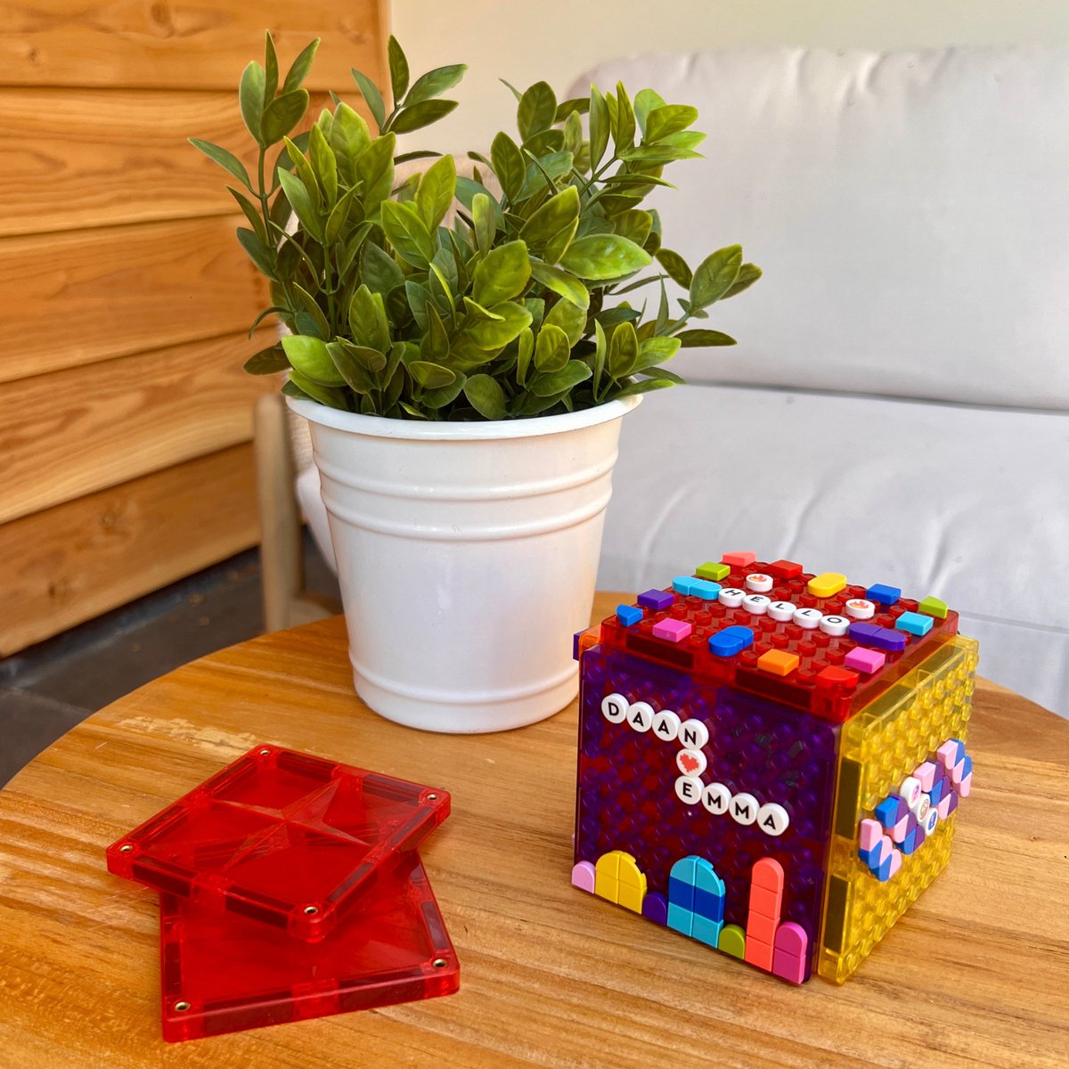 COBLO Magnetische Bouwstenen 12-delig - Montessori Speelgoed