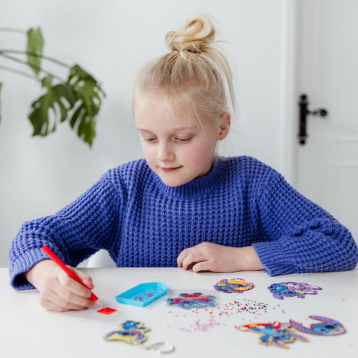 Totum Disney Stitch Magneten & Sleutelhanger Set