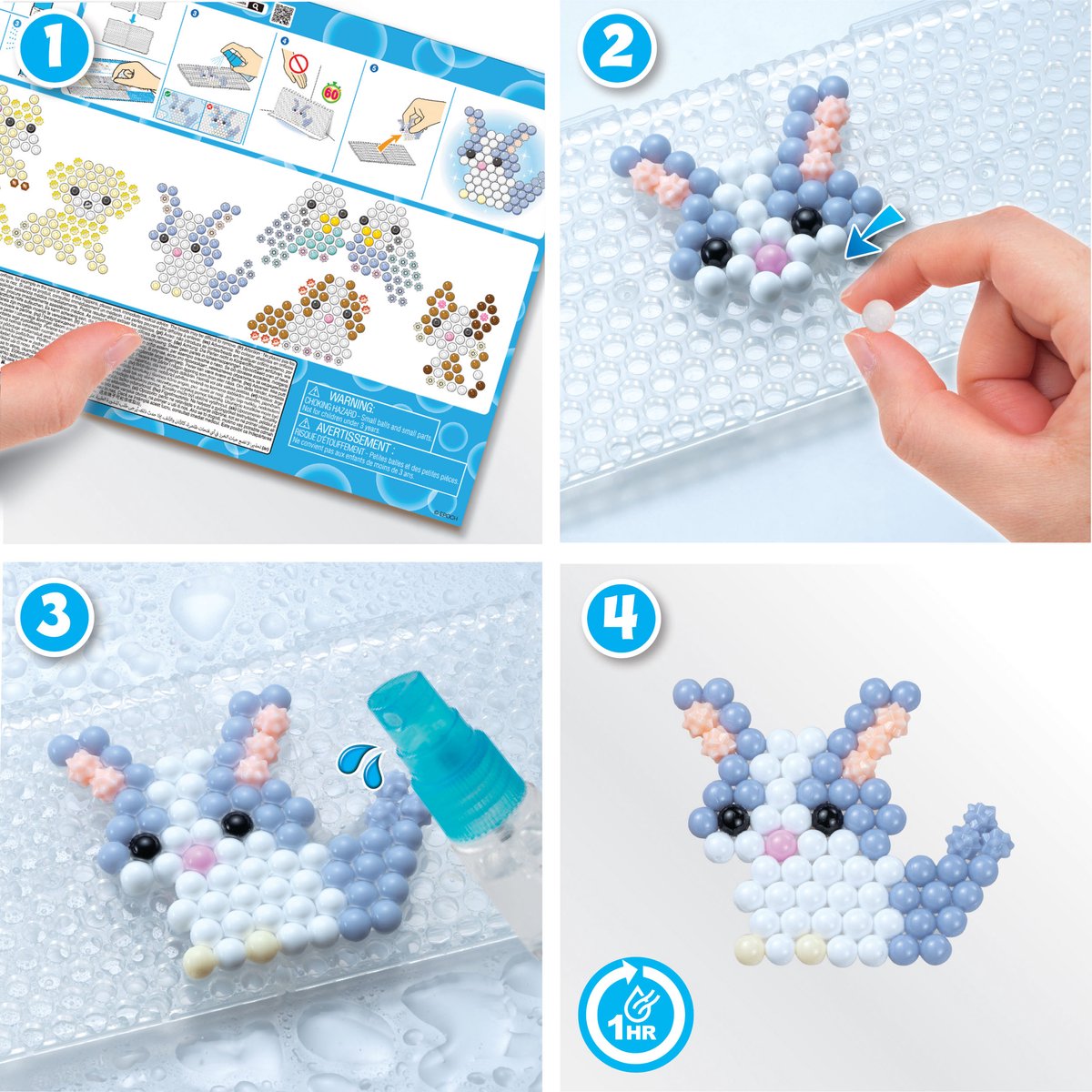 Aquabeads Schattige Dieren Kit