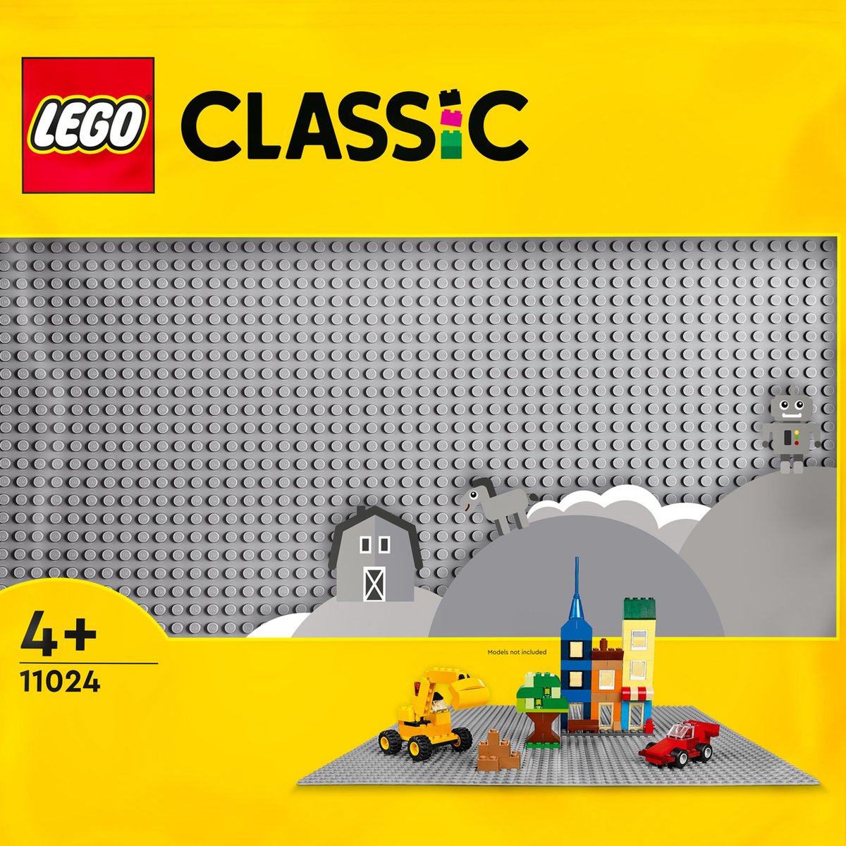 LEGO Classic Grijze Bouwplaat 48x48 - 11024