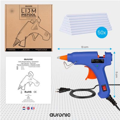 Auronic LifeGoods Professionele Lijmpistool met 50 Lijmstaven