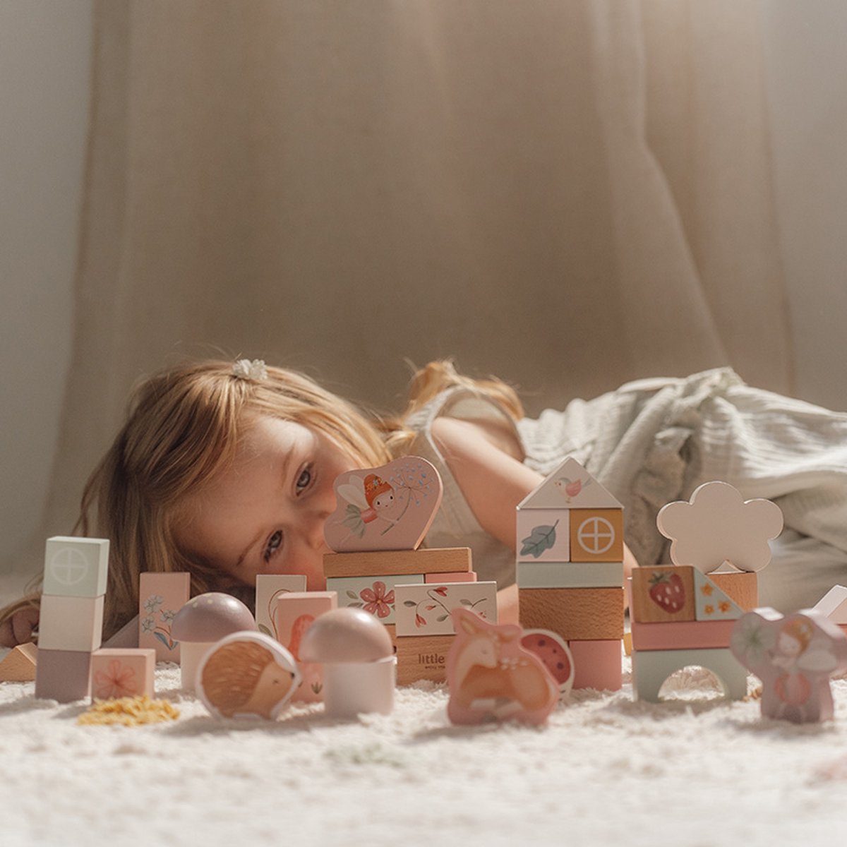 Little Dutch Feeëntuin Bouwblokken Set FSC