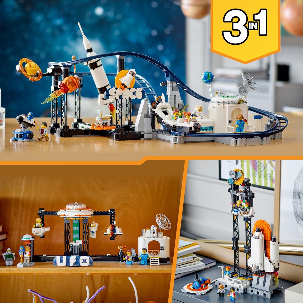 LEGO Creator 3-in-1 Ruimteachtbaan - 31142
