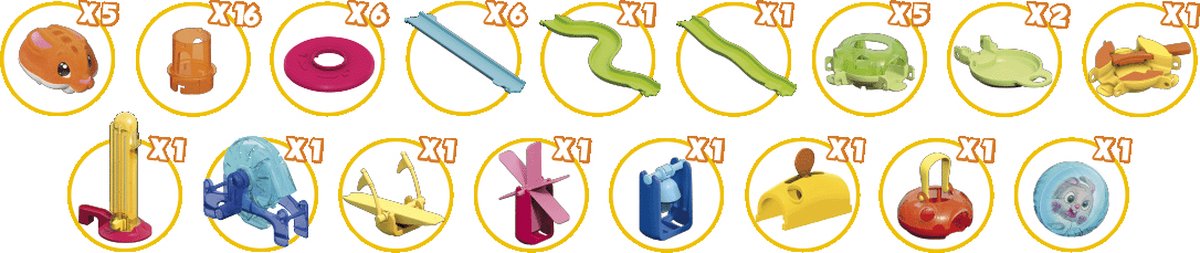 Jumbo Racing Rabbits Deluxe Knikkerset voor Kinderen 3+