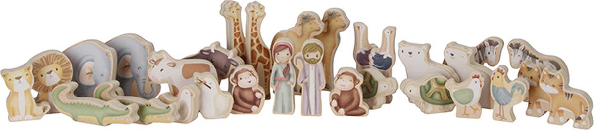 Little Dutch Houten Noach's Ark Speelset - FSC Gecertificeerd