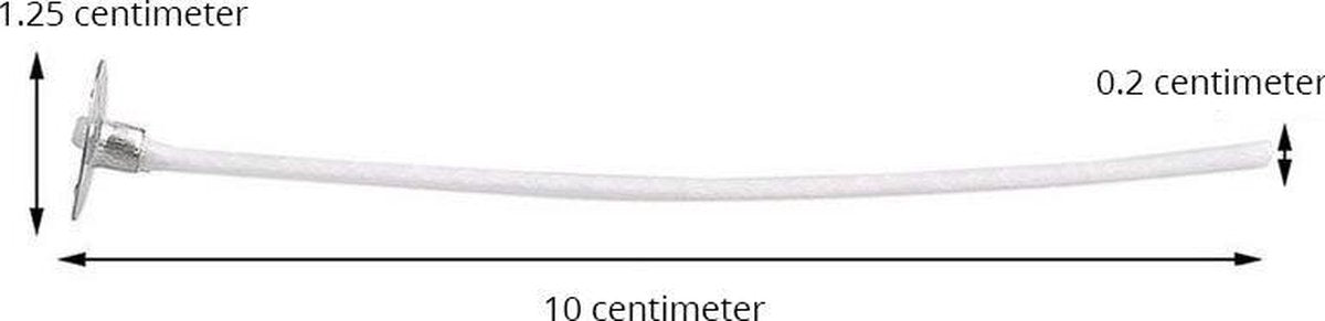 Sans marque Kaarsenlont Set - 30 Stuks - 10 cm