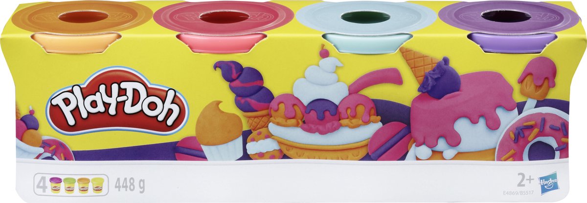 Play-Doh Klei Set B6508ES1 - 4 Kleuren Pakket