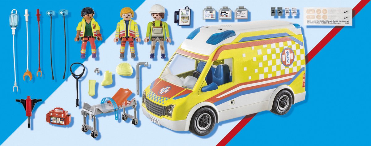 PLAYMOBIL City Life Ambulance met Licht & Geluid