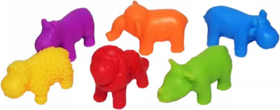 Sans marque Montessori Sorteerspel Dieren 17 × 9,5 cm