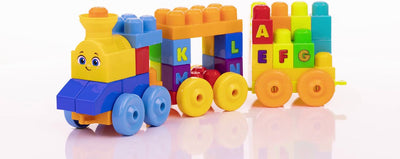 Mega Bloks Alfabet Trein - Educatief Bouwplezier