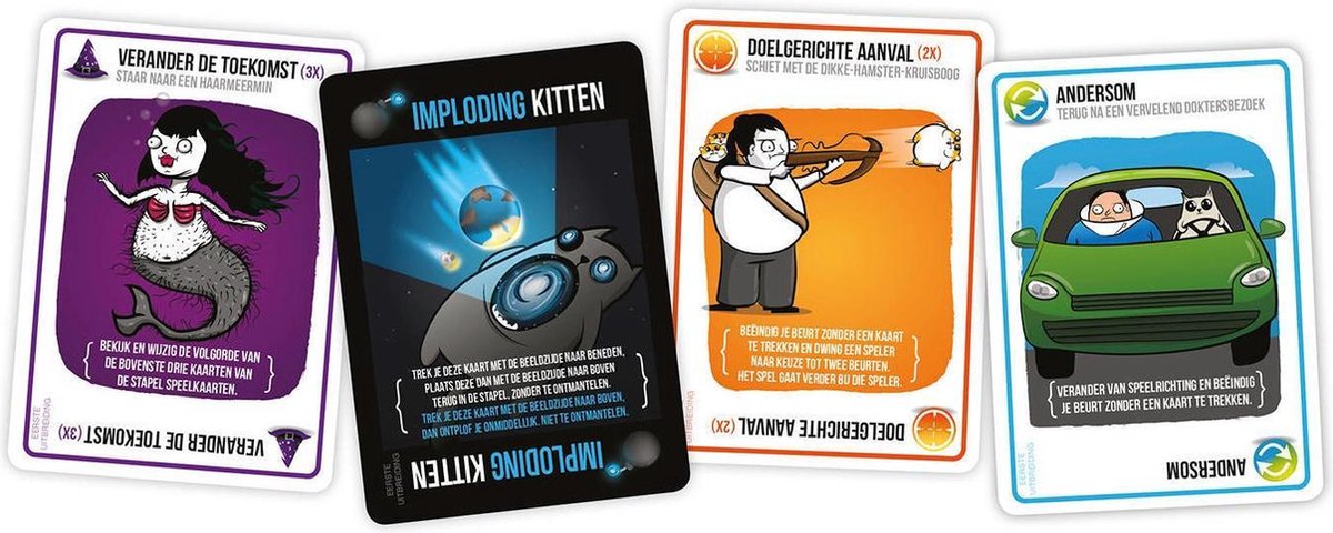 Exploding Kittens Imploding Kittens Uitbreiding Kaartspel