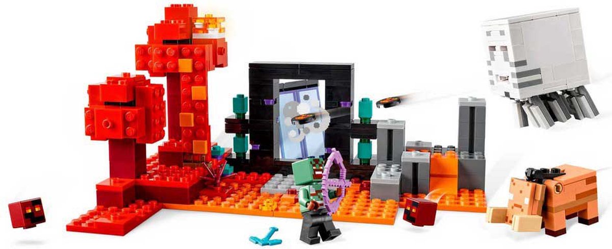 LEGO Minecraft Avontuur bij de Netherpoort - 21255
