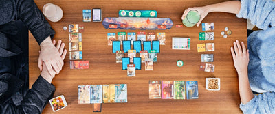 Repos Production 7 Wonders Duel Bordspel