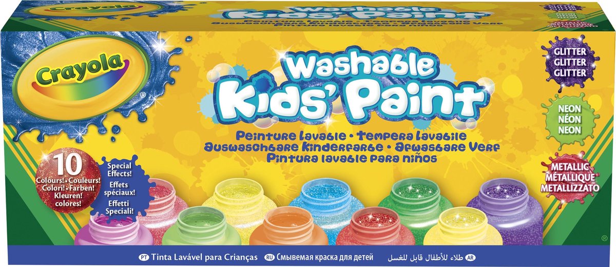 Crayola Speciale Verfset - 10 Kleurrijke Potjes