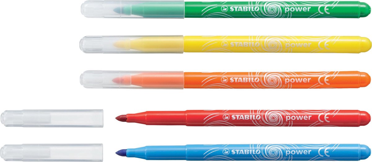 STABILO Power 24 Viltstiften - Set in Etui