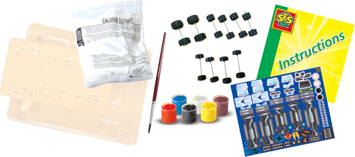 SES Creatief Giet- en Verfset - Auto's